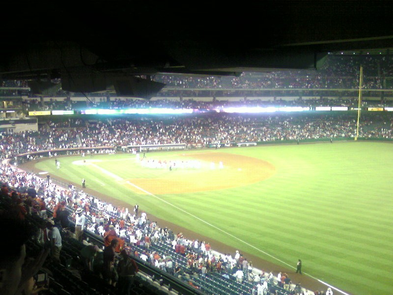 View from the seats right outside our suite