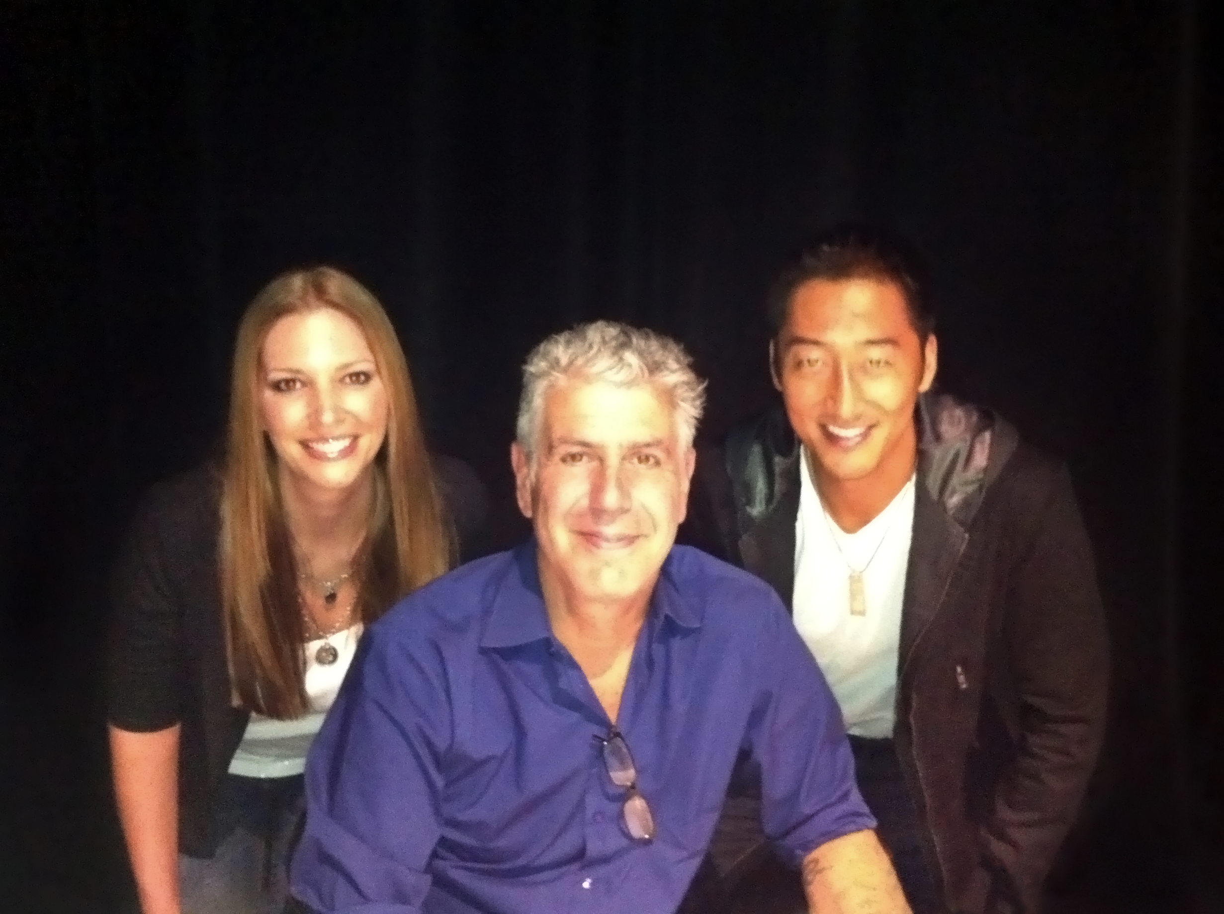 Pam & CK with Anthony Bourdain